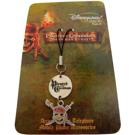 Smartgifts Authentic Disney Pirates of the Caribbean Cell Phone Fob SM1646221